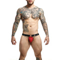 MOB - DNGEON RED JOCKSTRAP WITH CHAINS