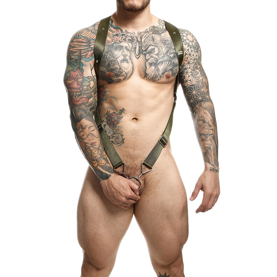 MOB - DNGEON CROSS BACK HARNESS GREEN ONE SIZE