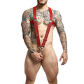 MOB - DNGEON CROSS BACK HARNESS RED