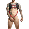 MOB - DNGEON HARNESS WITH RED PENIS RING
