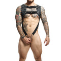 MOB - DNGEON HARNESS WITH SILVER PENIS RING