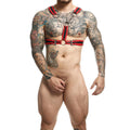 MOB - DNGEON RED HARNESS WITH CHAINS