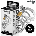 ADDICTED TOYS LOCKED - SILVER LOCK PENIS CAGE METAL