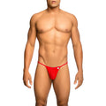 MOB - RED T-SHAPED TRANSPARENT THONG