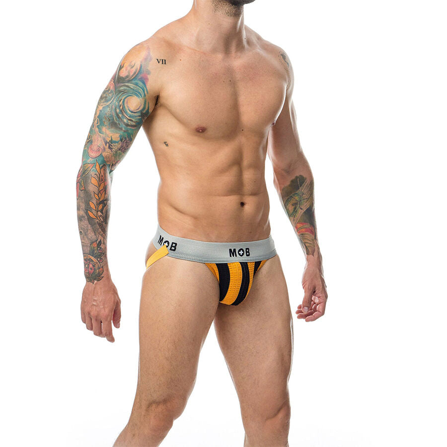 MOB - CLASSIC JOCK STRIPE ORANGE SIZE S