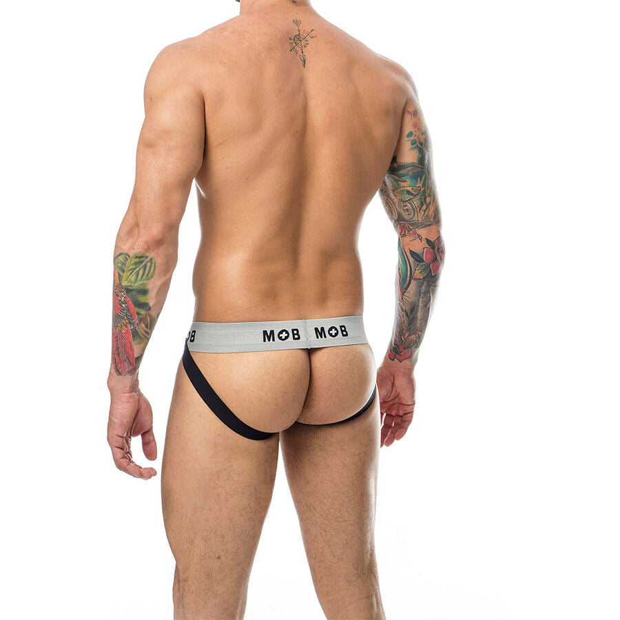MOB - CLASSIC STRIPE WHITE JOCK SIZE S