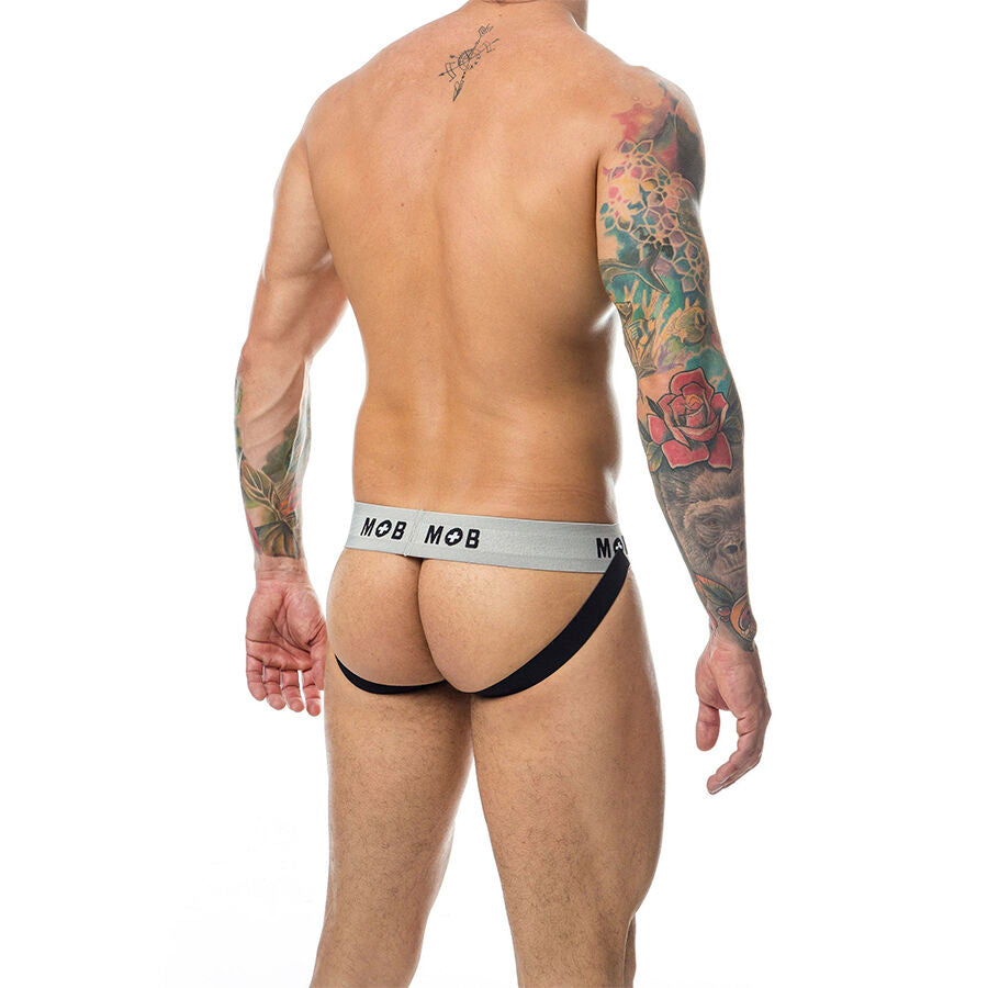 MOB - CLASSIC STRIPE WHITE JOCK SIZE S