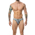 MOB - CLASSIC STRIPE WHITE JOCK