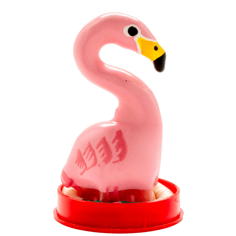 CONDOMERIE - HANDPAINTED NOVELTY CONDOMS FLAMINGO PINK