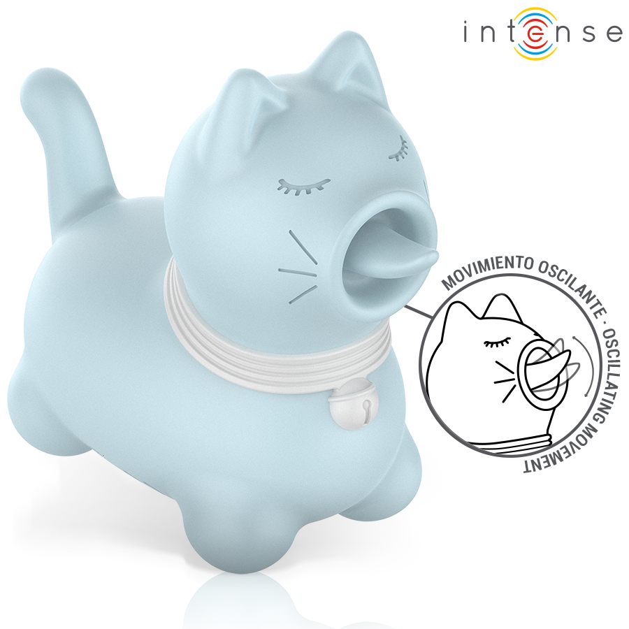 INTENSE - DUCHESS STIMULATOR WITH ROTATING TONGUE 360º BLUE