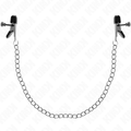 KINK - FLAT CHAIN NIPPLE CLAMPS SILVER 34 CM