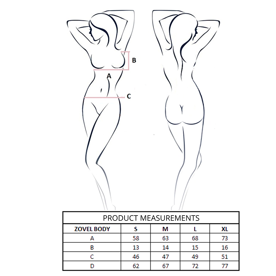 PASSION - ZOVEL BODY LIGHT PINK L/XL