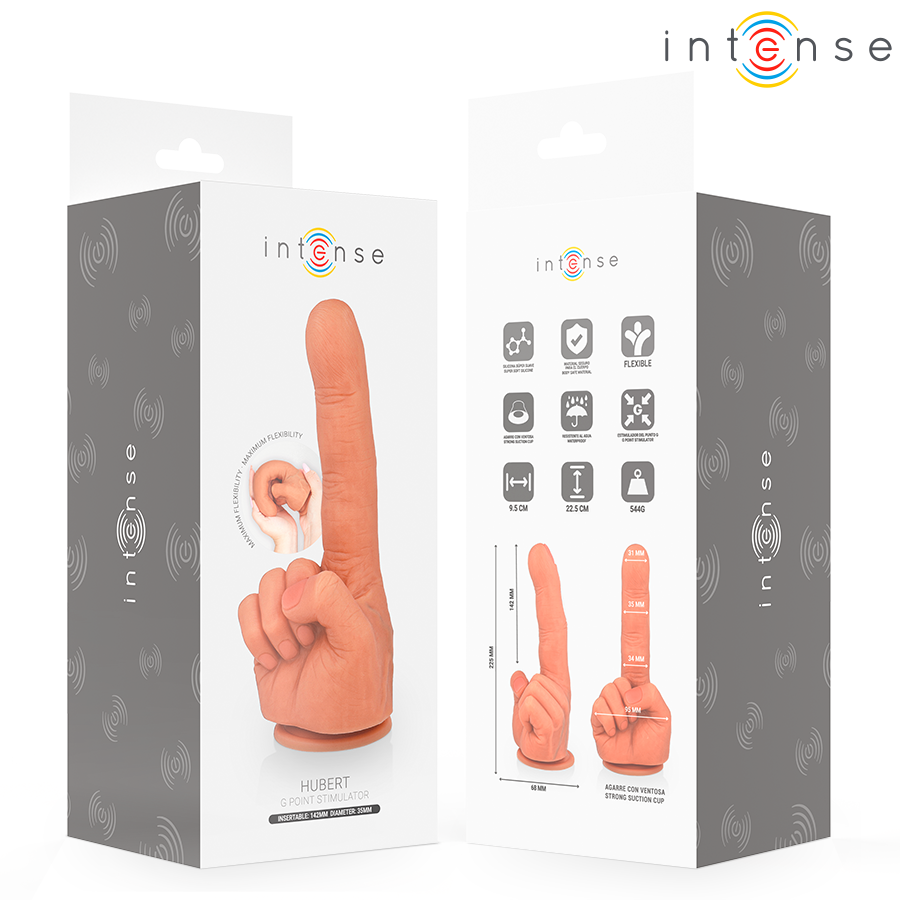 INTENSE - HUBERT G-SPOT STIMULATOR FLEXIBLE HAND 14.2 CM