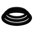 JOYDIVISION POTENZDUO - PLUS 3 BLACK RINGS SET - S, M,