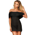 SUBBLIME - DRESSES SHORT DRESS + THONG BLACK