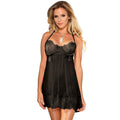 SUBBLIME - BABYDOLL WITH BOWS BLACK