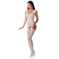 PASSION - WOMAN BS062 WHITE BODYSTOCKING