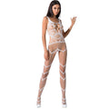 PASSION - WOMAN BS058 WHITE BODYSTOCKING