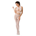 PASSION - WOMAN BS048 WHITE BODYSTOCKING