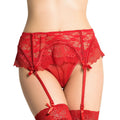 QUEEN LINGERIE - THONG WITH LACE GARTER