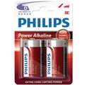 PHILIPS - POWER ALKALINE PILA D LR20 PACK 2
